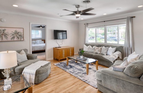 Cypress Lakes Casa | Canal-front home with pool, dock, patio, grill, sundeck, AC & washer/dryer