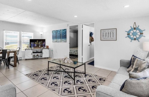 Key Largo Village Casa | Canal Front with Bay Access Home and private sandy beach.