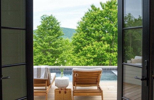 Denver Casa | Canopy Hill House - Modern w/Pool + Hot Tub + Mt Views