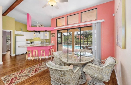 Fort Myers Villa | CIUDAD DEL CABO CORAL FLORIDA CON PISCINA CLIMATIZADA, MUELLE PRIVADO