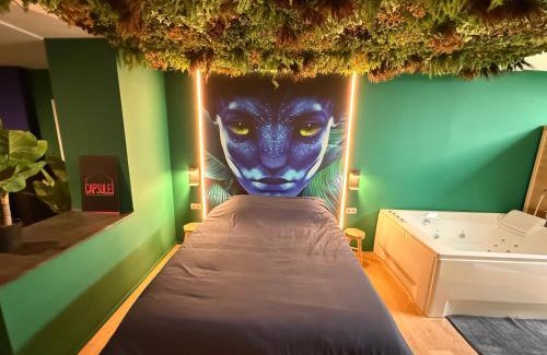 Cuesmes Apartamento | Capsule Avatar - Balneo Sauna Projecteur Nintendo
