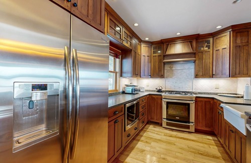 Meredith Casa | Captivating lakefront home with private dock, row boat, firepit, and lake views