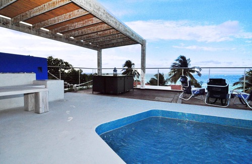 Parque Apartamento | Caribbean Penthouse- Frente a la playa, piscina en la azotea, grupos, HoneyMooners, generador