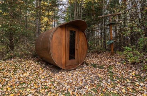 Lac-Superieur Chalet De Esquí | Carmen: waterfront chalet w/ spa & sauna