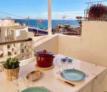 Centro histórico Apartamento | Casa Amada, terrasse vue mer et toits