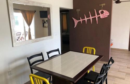Mahahual Apartamento | Casa Atún Mahahual, vista al Mar Caribe