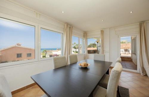 Urbanizacion Costabella Casa | Casa Azura - Beachfront with Private Terrace, Garden, BBQ, and Garage in Marbella