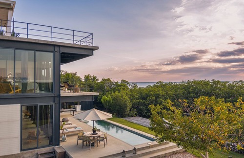Placentia Villa | Casa Balam, A Stunning Waterfront Villa, w/Boat, 40ft Pool & Rooftop Bar