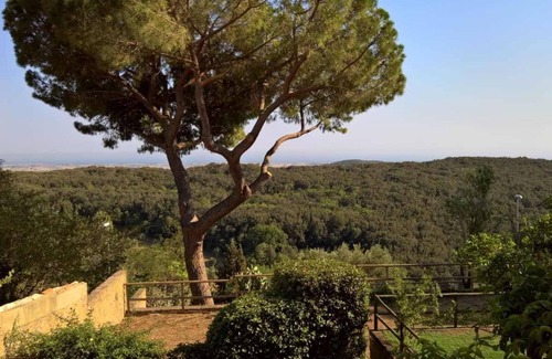 Capalbio Apartamento | Casa Blu - jardín privado, aparcamiento, privacidad y vista