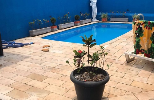 Jardim Centenario Casa | Casa C/piscina - 2 Quadras da Praia Guarujá - Enseada