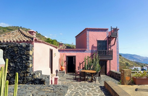 Villa de Mazo Cabaña | Casa Celeste, piscina con vistas panorámicas en el este de La Palma