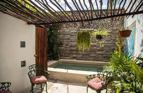 Barrio de Santiago Casa | Casa colonial con piscina en el centro de Merida