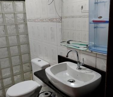 Carapina Grande Apartamento | Casa com 1 cama de casal e 1 cama de solteiro