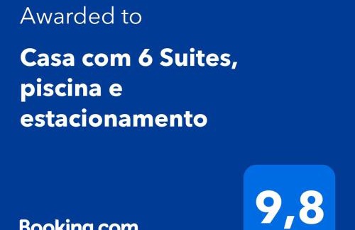 Barra Velha Casa | Casa com 6 Suites, piscina e estacionamento