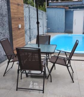 Jardim Mar e Ceu Casa | Casa com piscina e hidromassagem praia Enseada.