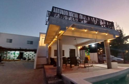 Santa Clara Casa | Casa con alberca frente del mar de Santa clara Yucatan