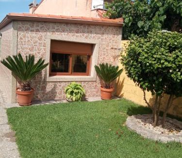 O Grove Casa | Casa con jardín en primera línea de playa