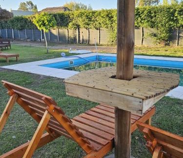 San Rafael Casa | Casa con pileta privada en complejo de cabañas CABLE A TIERRA Syrah San Rafael