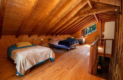 Pucon Casa | Casa con Tinaja y vista al Volcán