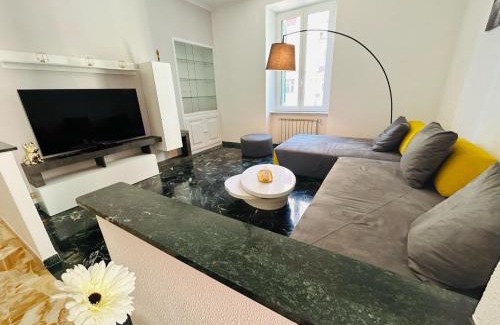 Carignano Apartamento | Casa Crema con vista mare