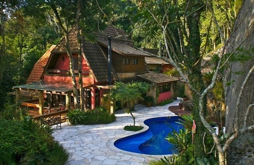 Atibaia Casa | Casa de montaña en Atibaia - en Condominio.