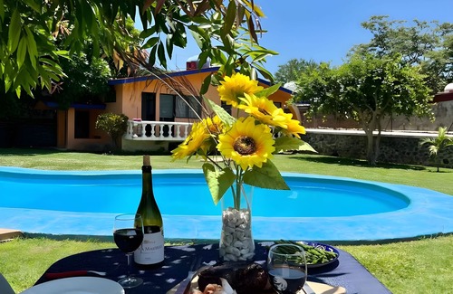 Ayala Casa | Casa de Campo con Amplio Jardin y Alberca en Cuautla Morelos. Pet Friendly