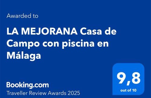 Villanueva de Tapia Casa | Casa de Campo La Mejorana Piscina entre olivos
