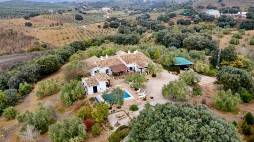 Villanueva de Tapia Casa | Casa de Campo La Mejorana Piscina entre olivos