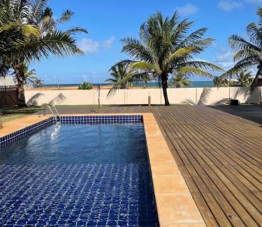 Porto de Sauipe Casa | Casa de praia com piscina privativa e vista mar