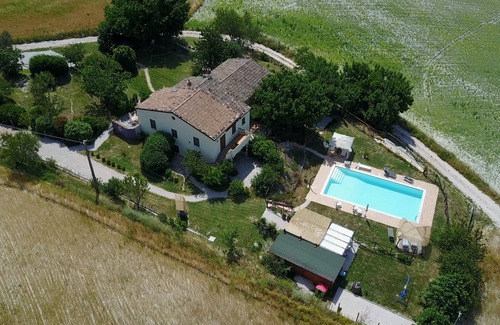 Arcevia Apartamento | Casa dei Sogni d'Oro - Apartamento San Pietro con piscina 12x6 m - vista panorámica