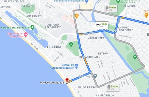 Benito Juárez Apartamento | Casa del Sol ~ Depa completo 2do piso en Mazatlán