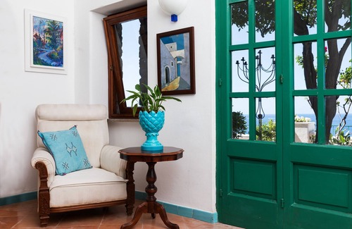 Positano City Centre Casa | Casa dell'Ammiraglio. charming villa in the heart of Positano. with sea view