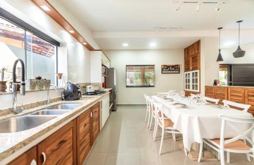 Tenorio Casa | Casa dentro cond. Tenório à 50mts pé areia, térrea, ar cond split, área gourmet, cervejeira