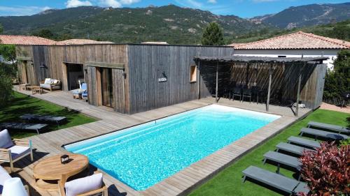 Lecci Villa | Casa di Leccia, Superbe Villa à proximité immédiate des plages, piscine privée