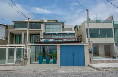 Foguete Casa | Casa do Beiral Azul 6 Qts Pé na areia Piscina