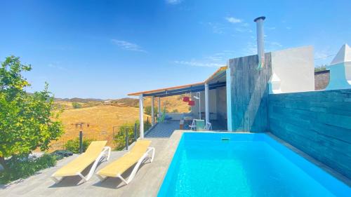 Mertola Casa | Casa dos chocalhos-Piscina-Perto Praia Fluvial-Vista incrível e sossego