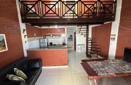 Barra Mar Casa | Casa Duplex com 2 suítes com ar condicionado ,100m da Praia - Barra de São Miguel, a 8 minutos da praia do gunga e a 3 da praia bonita! Condomínio com piscina e churrasqueira!