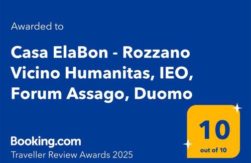 Rozzano Apartamento | Casa ElaBon - Rozzano Vicino Humanitas, IEO, Forum Assago, Duomo