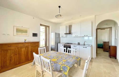 Marina di Felloniche Casa | CASA ELAIO - surrounded by olive trees with a view of the Ionian Sea