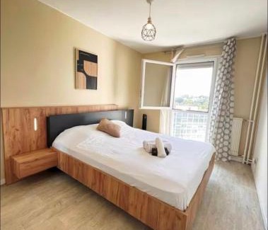 Tonkin Nord Apartamento | "Casa Elegance" Superbe T3 avec Terrasse - Vue panoramique à deux minutes du parc de la Tête d'or