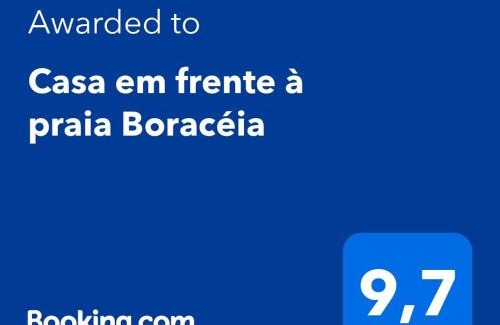Boraceia Casa | Casa em frente à praia Boracéia