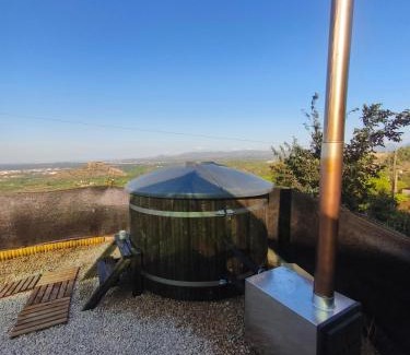 Ribera Alta Casa | Casa en la montaña con jacuzzi exterior y piscina