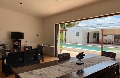 Chicxulub Puerto Casa | Casa familiar, alberca privada, pasos de la playa