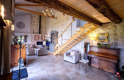 Castelnau-de-Montmiral Casa | Casa Guillarmou - Évasion Enchantée avec Piscine Chauffée, Spa & Clim - Vue Exceptionnelle