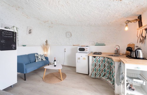 Fasnia Villa | 'Casa Hélène' con vistas al mar, piscina compartida y Wi-Fi