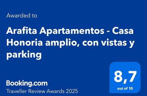 Escarrilla Apartamento | Casa Honoria amplio, con vistas y parking - Arafita Apartamentos