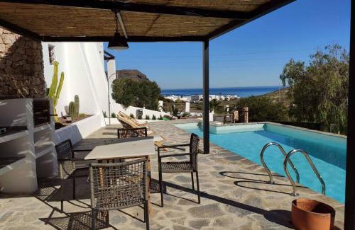 Las Negras Casa | Casa Las Negras , piscina privada y vistas al mar.