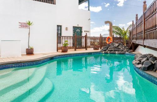 Punta Mujeres Casa | Casa Lila - Shared Pool - Close to Seafront Promenade - Sea Views from upper terrace