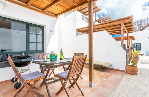 Punta Mujeres Casa | Casa Lila - Shared Pool - Close to Seafront Promenade - Sea Views from upper terrace