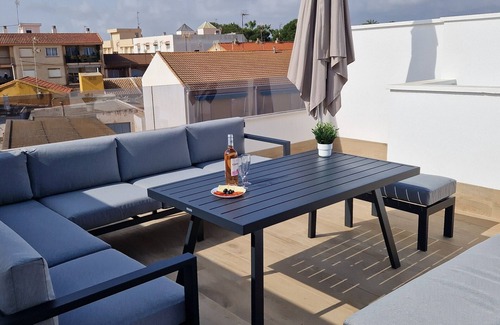 Los Cuarteros Casa | Casa Luz Solar in Lo Pagan modern, comfortable house with private pool